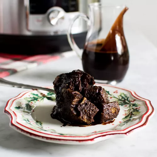 Instant Pot Chocolate Espresso Brioche Bread Pudding