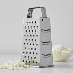 Sur La Table Stainless Steel Four-Sided Grater
