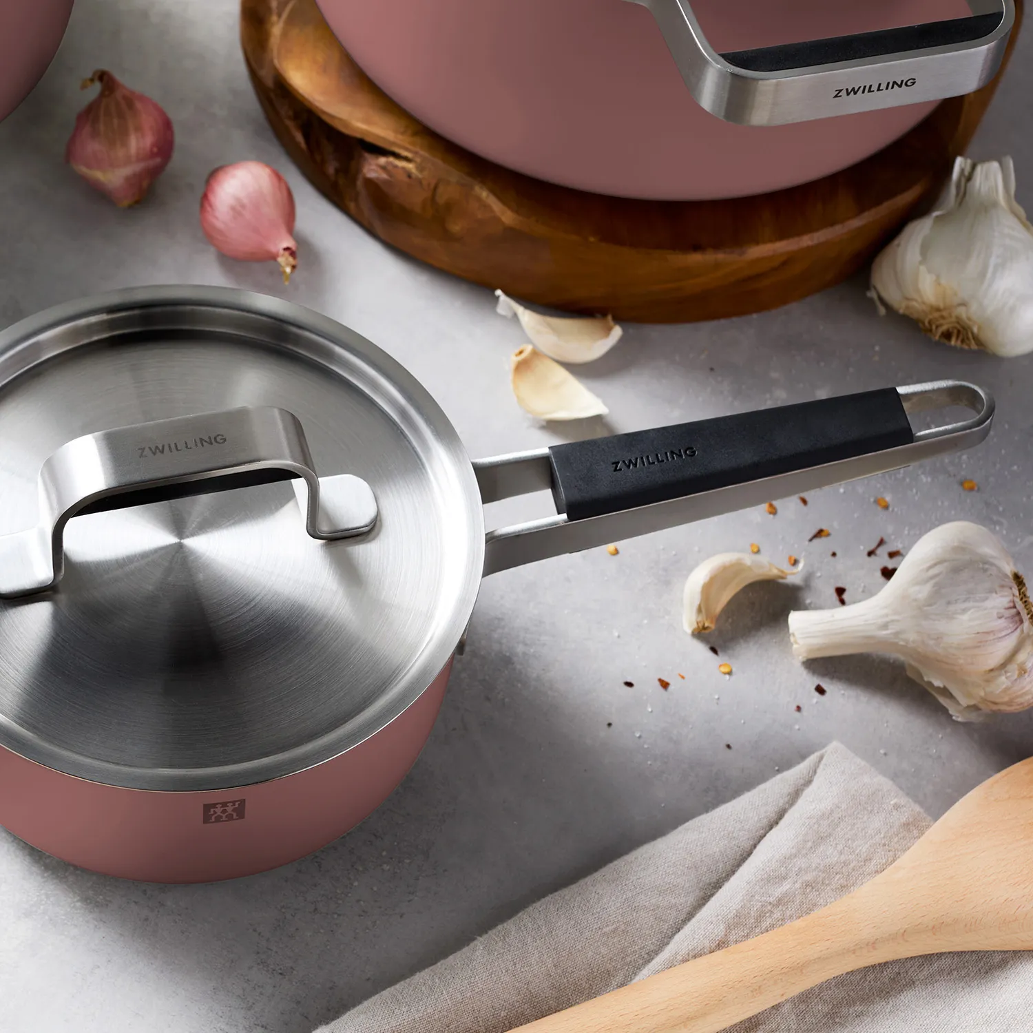 Zwilling Pure Stainless Steel 8-Piece Cookware Set