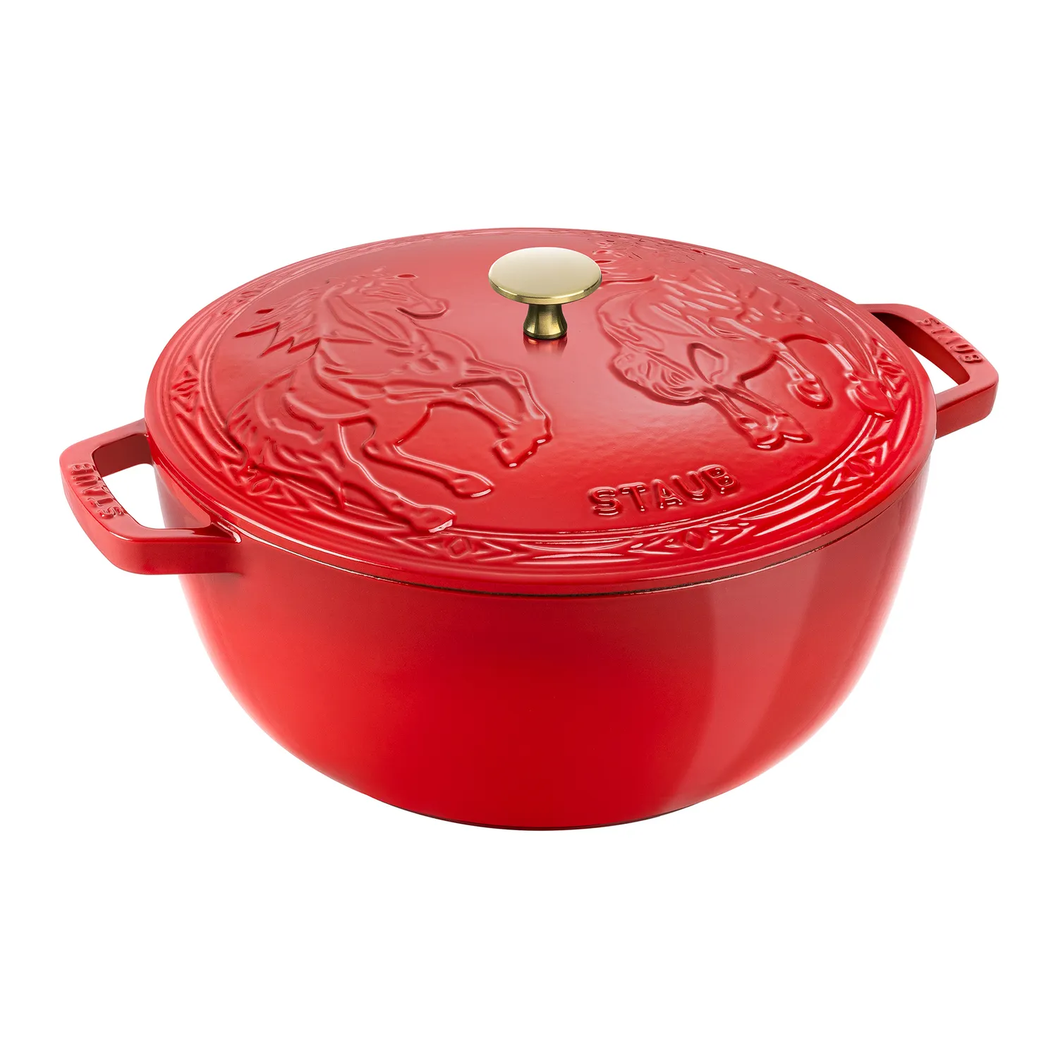 Staub Essential French Oven with Horse Lid, 5 qt. 