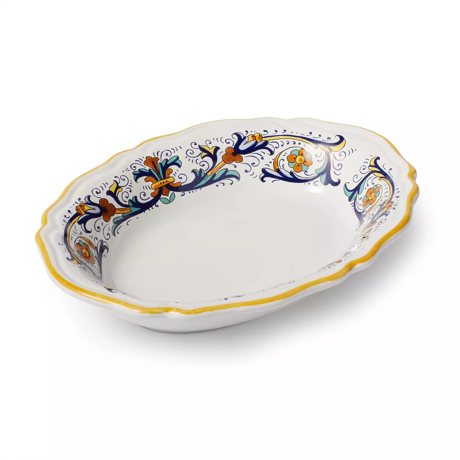 Sur La Table Nova Deruta Baroque Oval Bowl