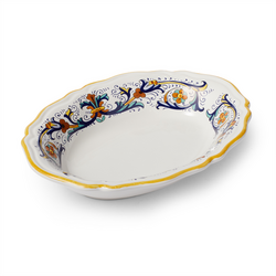 Sur La Table Nova Deruta Baroque Oval Bowl