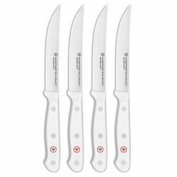 Wüsthof Gourmet 4-Piece Steak Knife Set Perfect Steak Knives to cut steaks for as long as steaks are still allowed to be cut