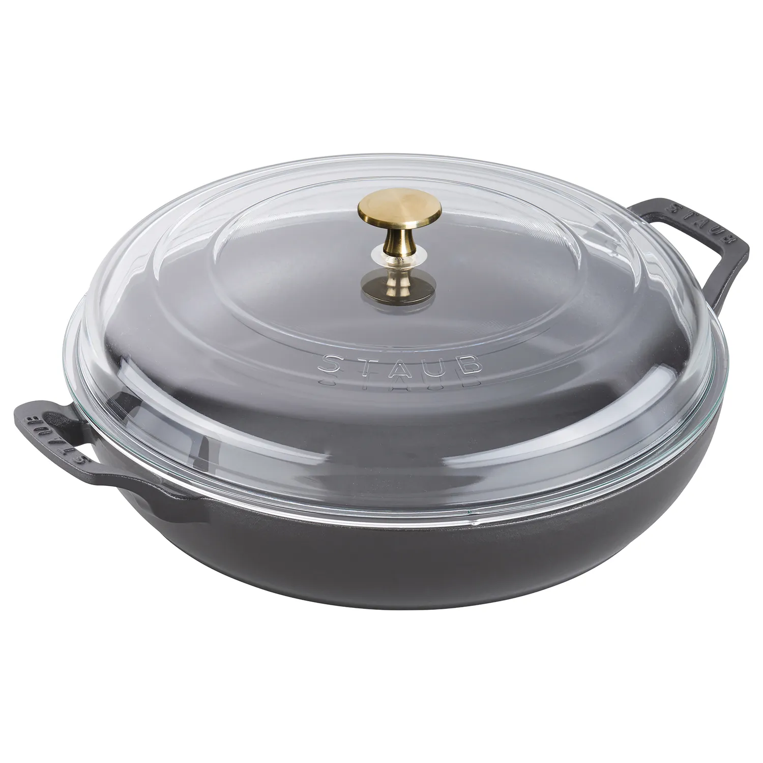 Staub Heritage All-Day Pan with Domed Glass Lid, 3.5 qt.