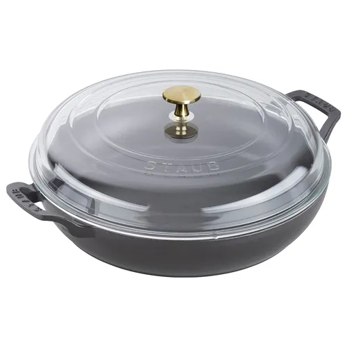 Staub Heritage All-Day Pan with Domed Glass Lid, 3.5 qt.