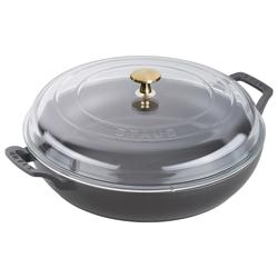 Staub Heritage All-Day Pan with Domed Glass Lid, 3.5 qt.