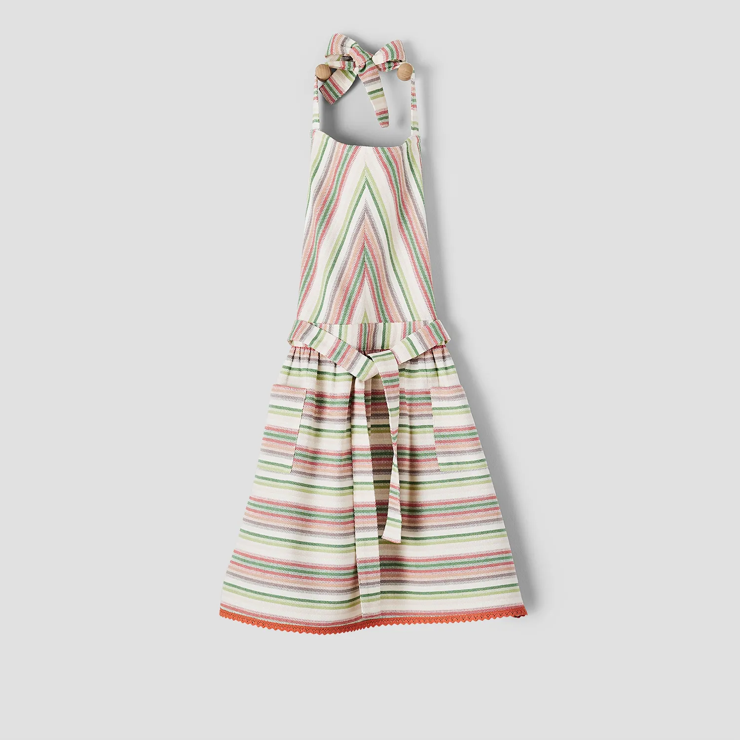 Sur La Table Orchid Woven Stripe Apron