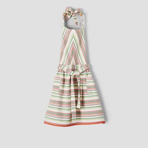 Sur La Table Orchid Woven Stripe Apron