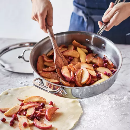 All-Clad Covered Stainless Steel Saut&#233; Pan, 3 qt.
