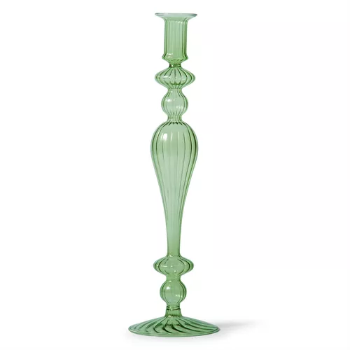 Sur La Table Glass Taper Candle Holder, 13.5"