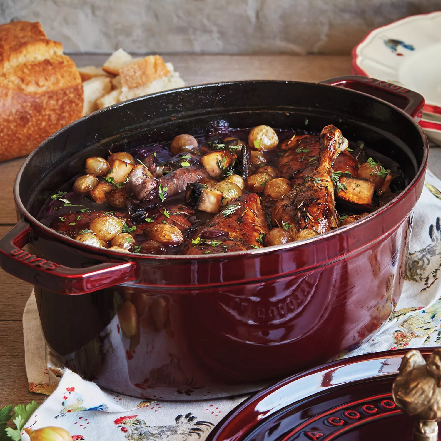 Online Braising Coq au Vin (Eastern Time)
