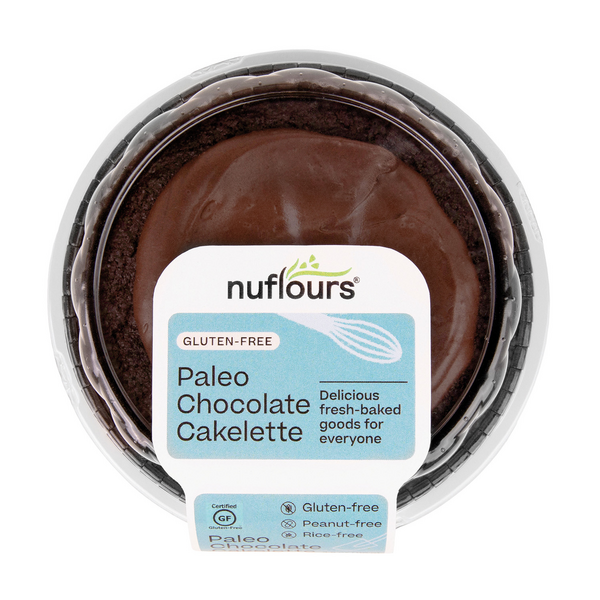 Nuflours® Gluten-Free Paleo Chocolate Cakelette, 8 Pieces