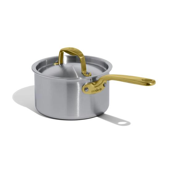 Made In Stainless Clad Saucepan, 2 qt.