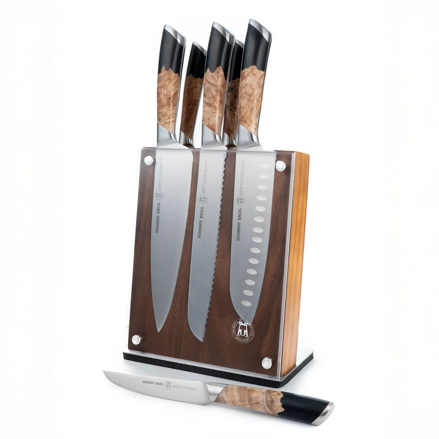 Schmidt Brothers Fusion 7-Piece Knife Block Set