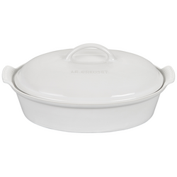Le Creuset Heritage Covered Oval Casserole, 4 qt.