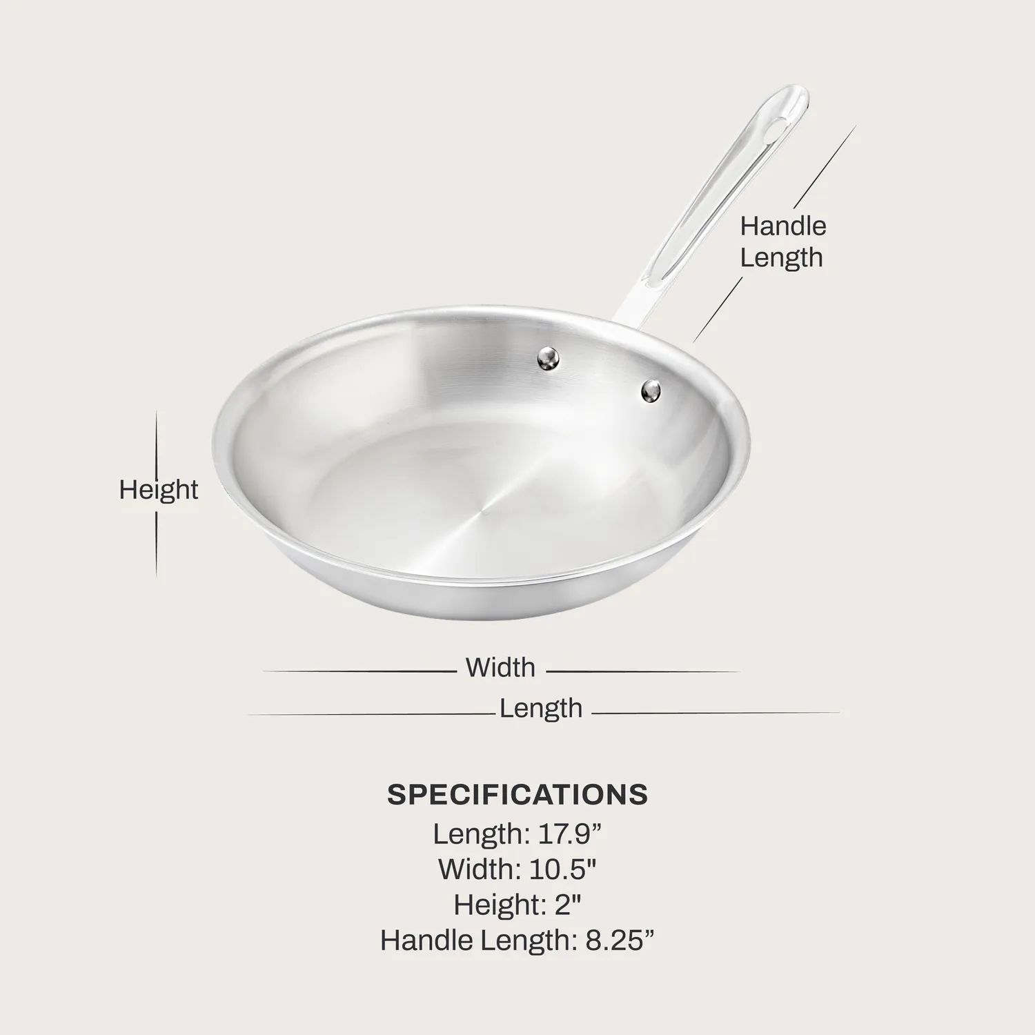 All-Clad D3 Stainless Steel Skillet