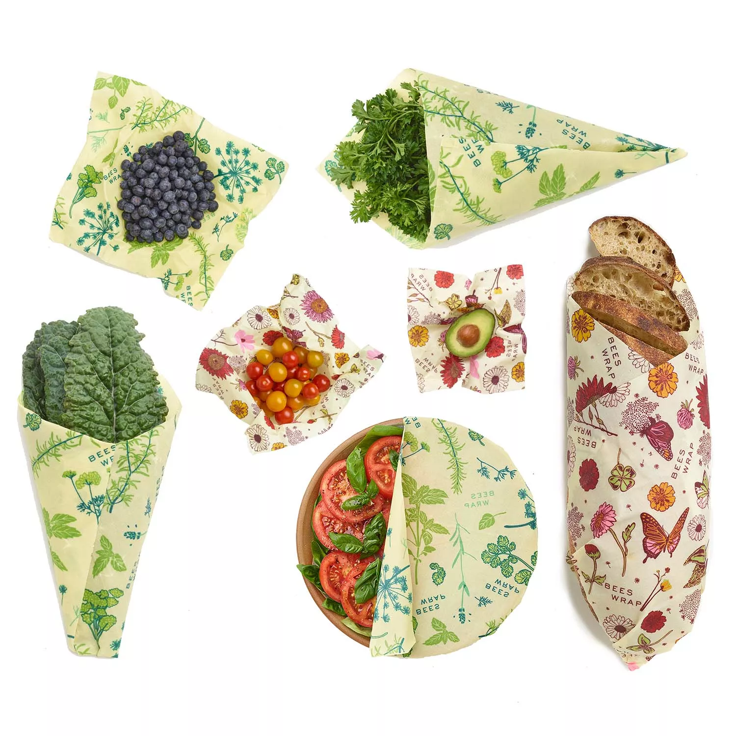 Bakers Bundle Reusable Food Wraps by Bee's Wrap