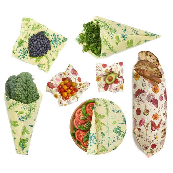 Special  Offer SET of SEVEN Beeswax Food Wraps 