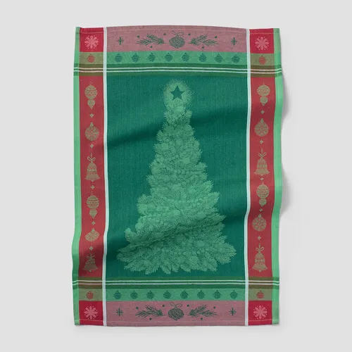 Sur La Table Tree Jacquard Kitchen Towel
