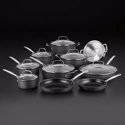 Cuisinart Chef&#8217;s Classic Nonstick Hard-Anodized 17-Piece Cookware Set