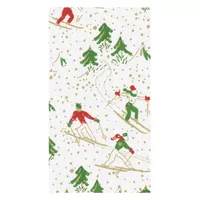 Winter Sports Guest Napkins, Set of 15