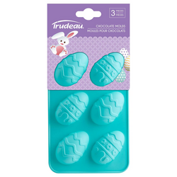 Trudeau Easter Egg Silicone Candy Molds, Set of 3