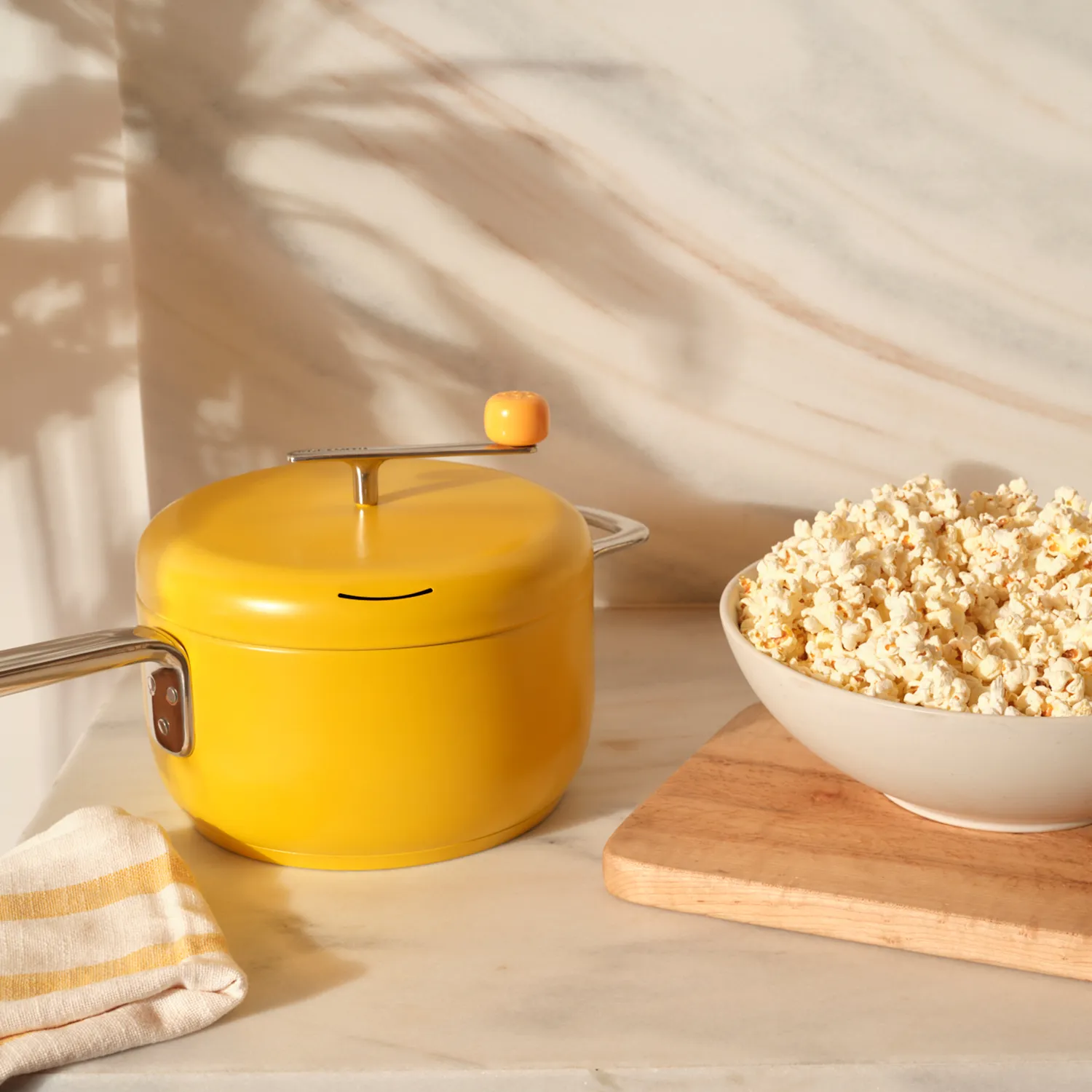 Popsmith Modern Stovetop Popcorn Popper with Buttery Popcorn Kits