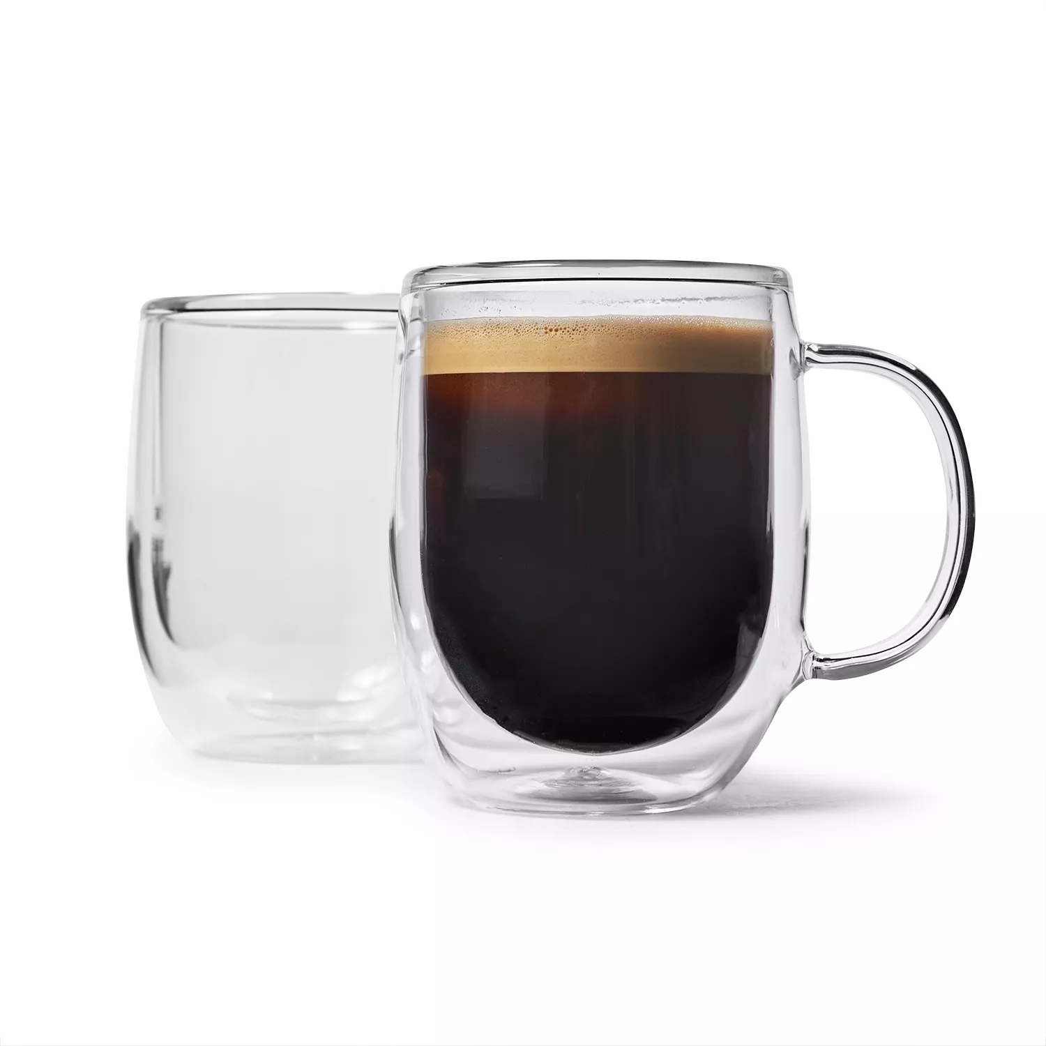 Shop ZWILLING J.A. Henckels 4-Piece 12 oz Double Wall Glass Coffee Mug Set