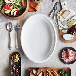 Italian Whiteware Oval  Platter