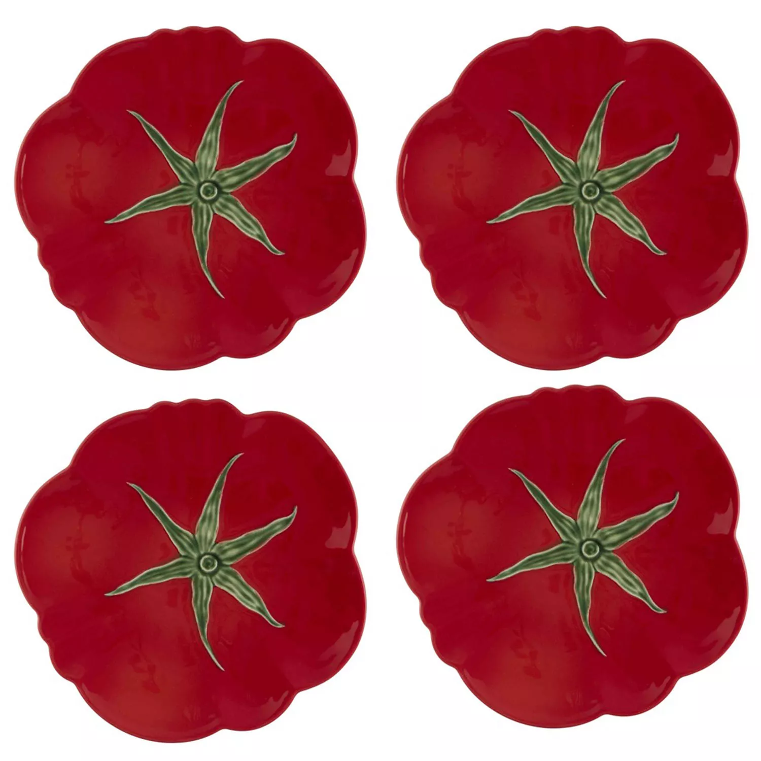Bordallo Pinheiro Tomato 12-Piece Dinnerware Set