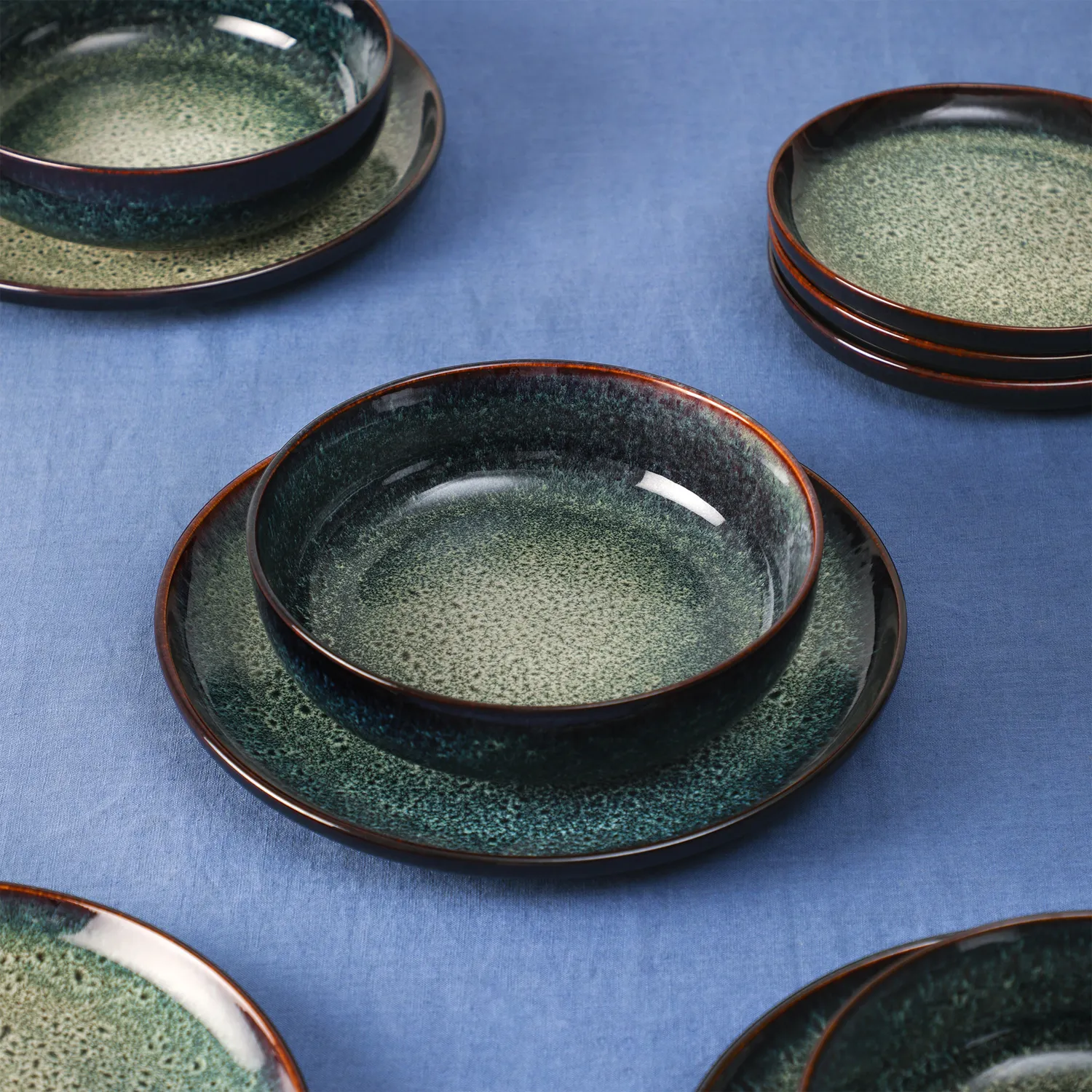 Stone Lain Remy Stoneware 12-Piece Dinnerware Set