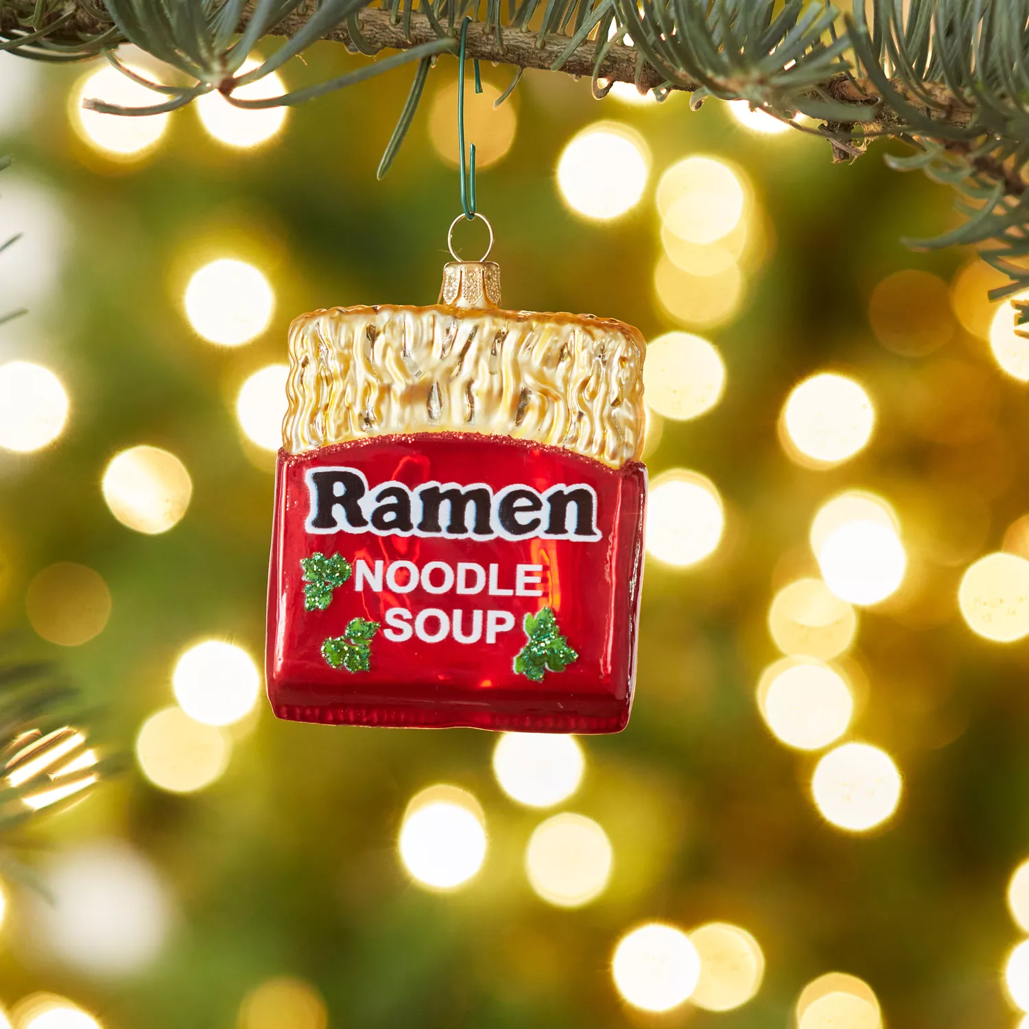 Sur La Table Ramen Glass Ornament, 2.95"