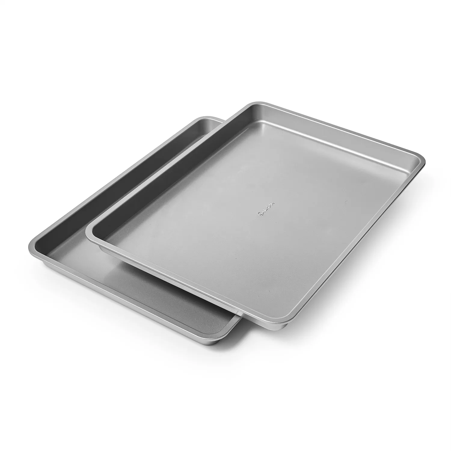 KitchenAid Baking Sheets, set of two 10 x 15 and 9 x 13 - Silver