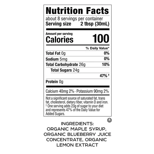 Runamok Blueberry Lemon Infused Maple Syrup