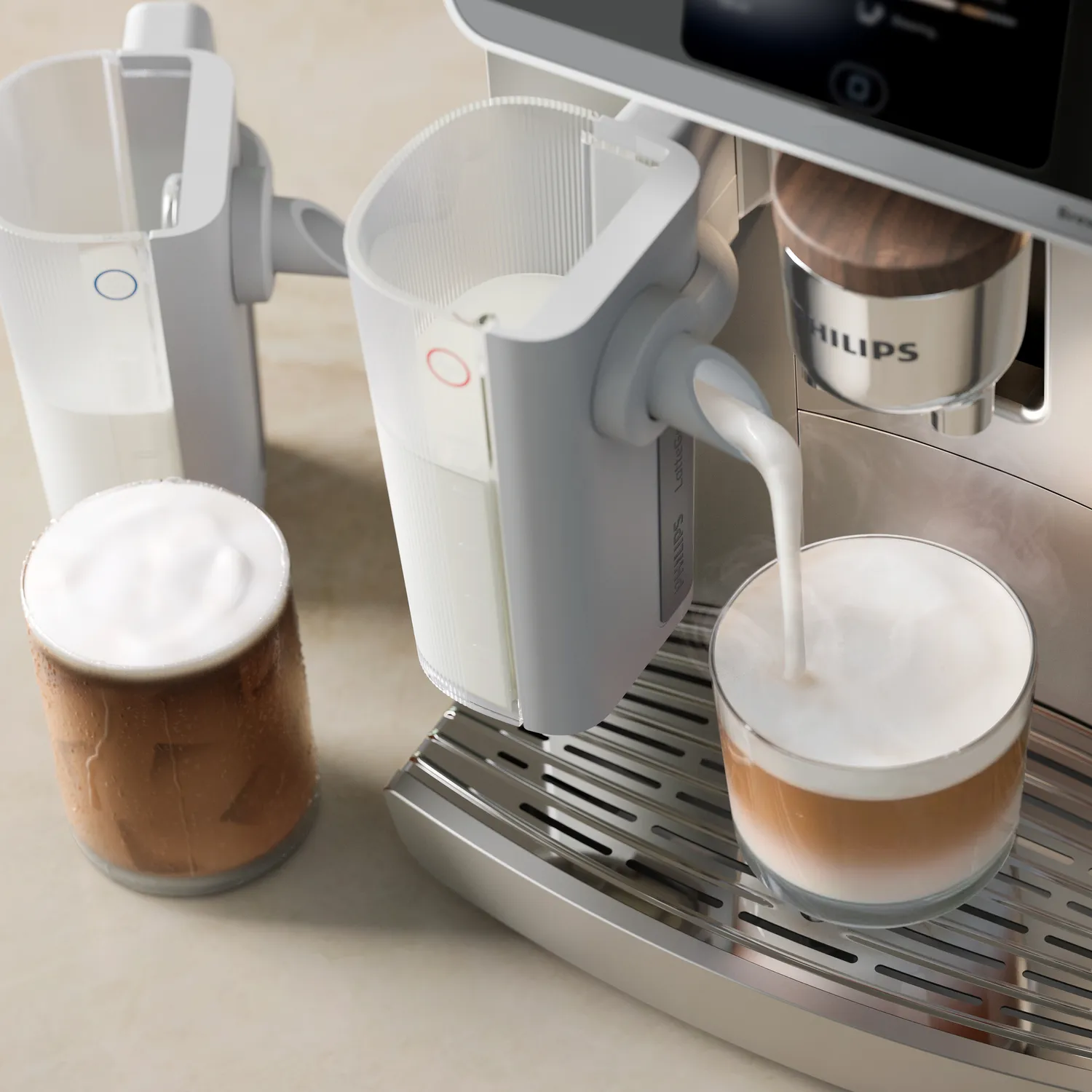 Philips Cafe Aromis 8000 Series Fully Automatic Coffee and Espresso Machine with LatteGo Pro