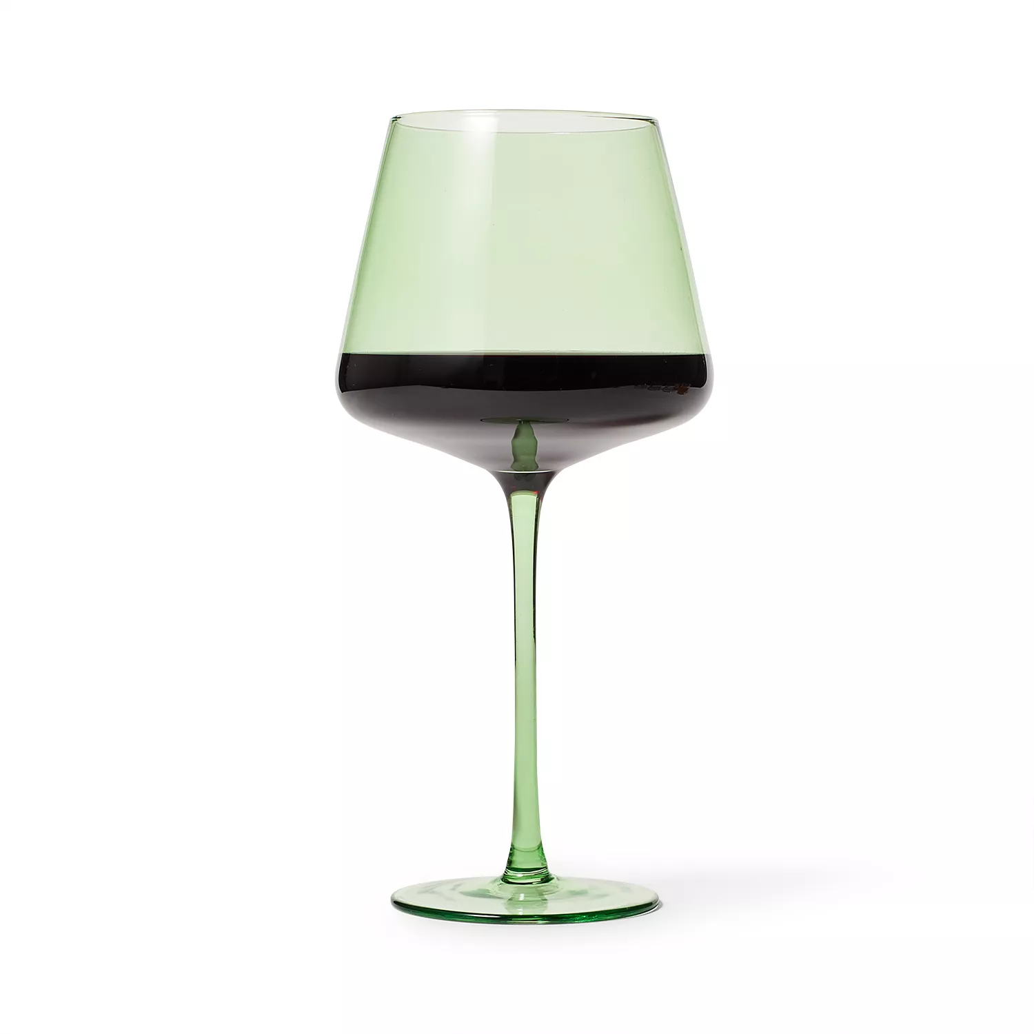 Sur La Table Green Wine Glass