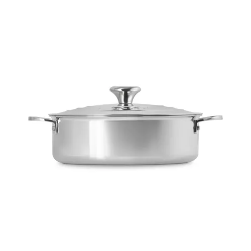 Le Creuset Signature Stainless Steel Rondeau, 4.5 qt.