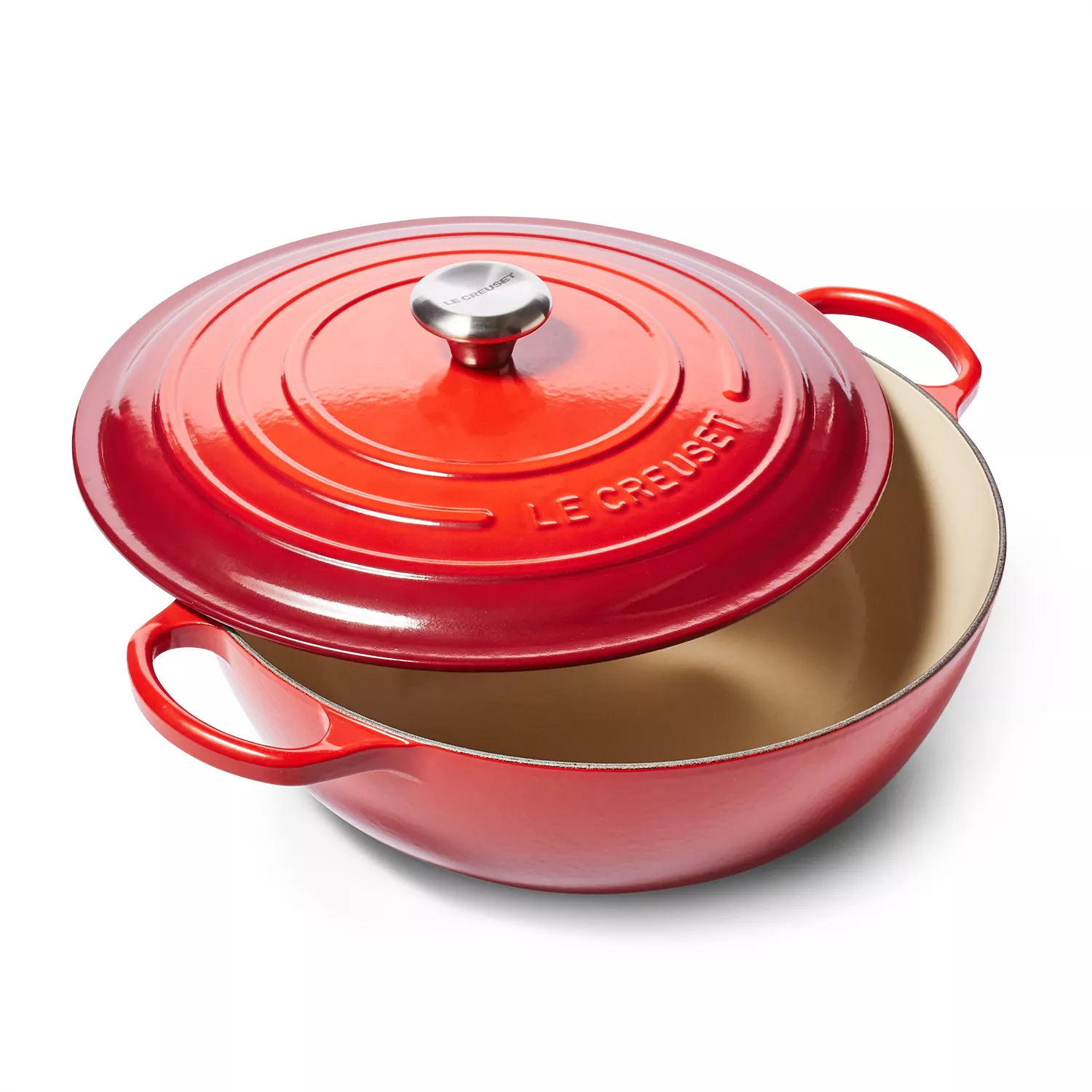 Lodge 7.5qt Cast Iron Enamel Dutch Oven Red