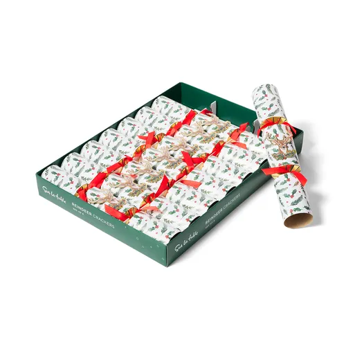 Sur la table Reindeer Crackers, Set of 8