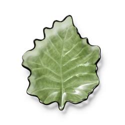Sur La Table Glass Leaf Plate