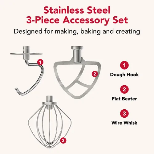 KitchenAid Stainless Steel 3-piece Accessory Set 