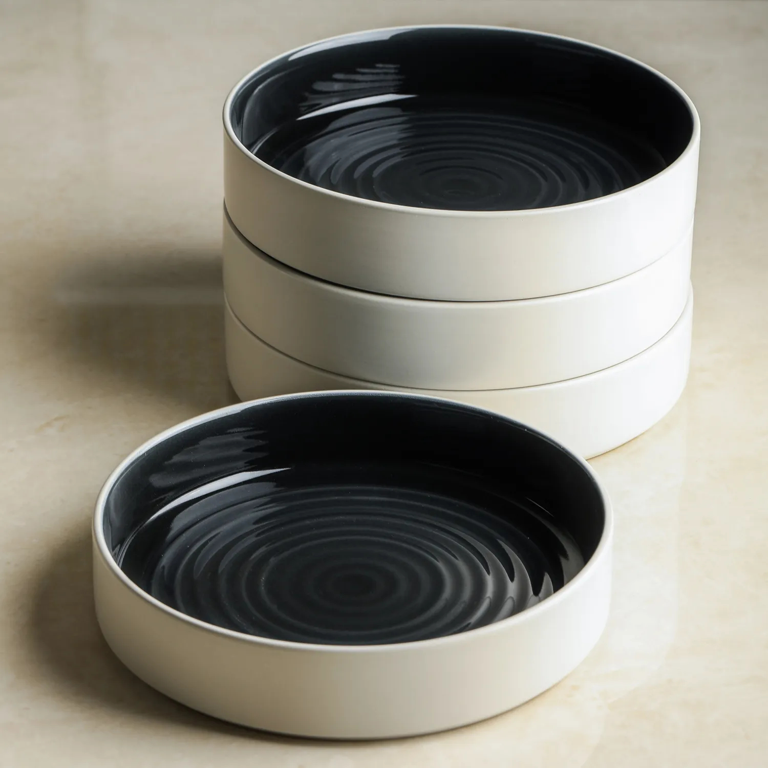 Stone Lain Elica Stoneware 12-Piece Dinnerware Set