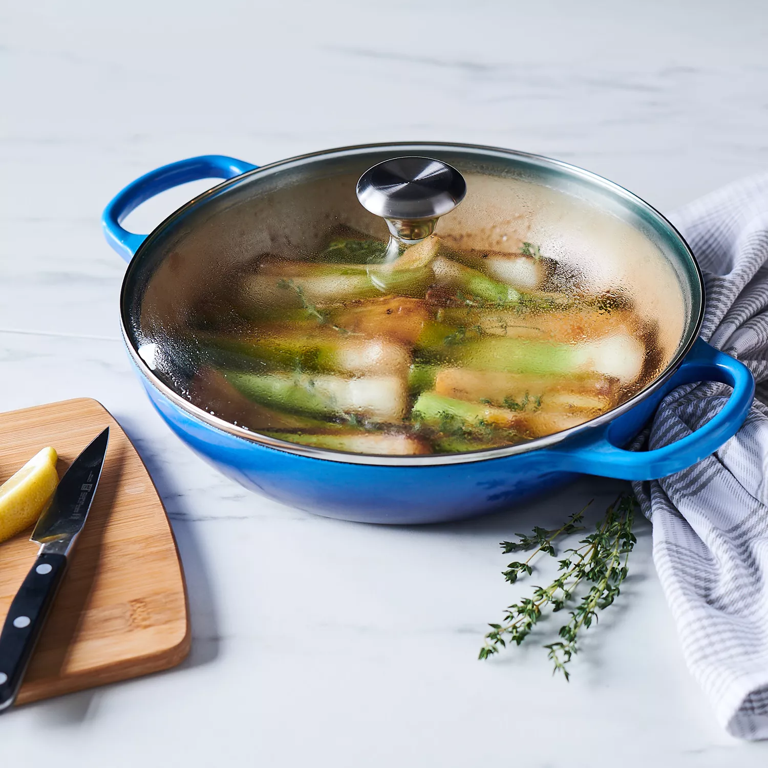 Le Creuset Buffet Casserole with Glass Lid, 3.5 qt.