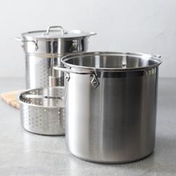 All-Clad 12 qt. Stockpot with Pasta and Steamer Insert, 4-piece