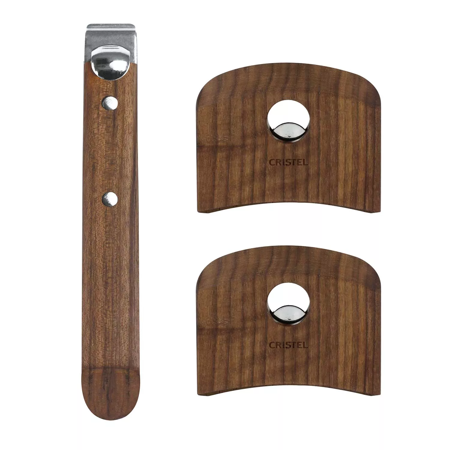 Cristel Strate Detachable, Interchangeable Handles, Set of 3
