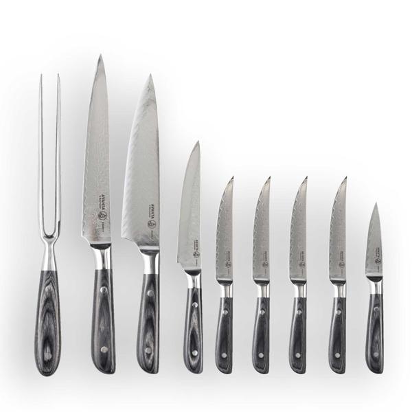 Messermeister Avanta 10-Piece Damascus Knife Block Set
