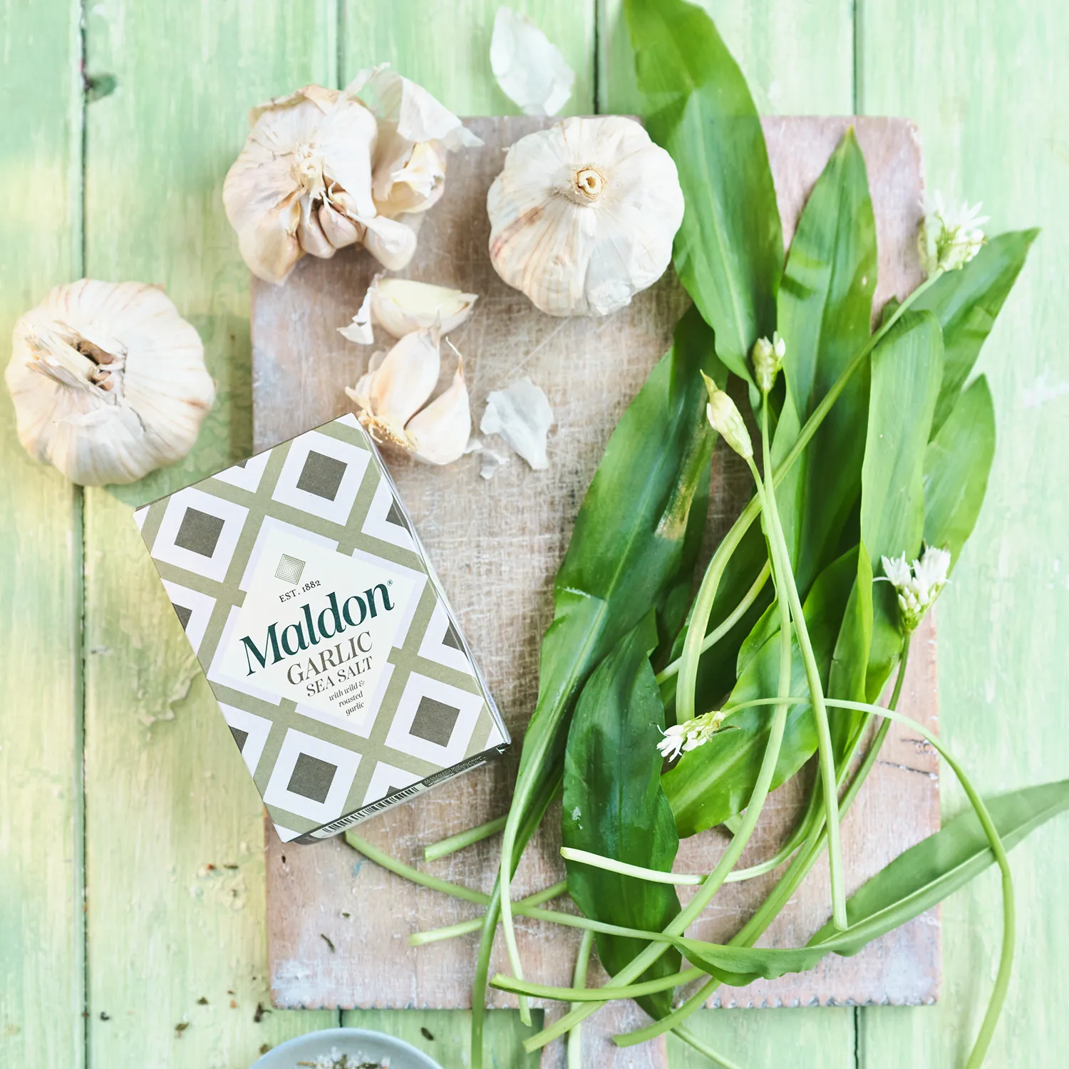 Maldon Garlic Sea Salt Flakes