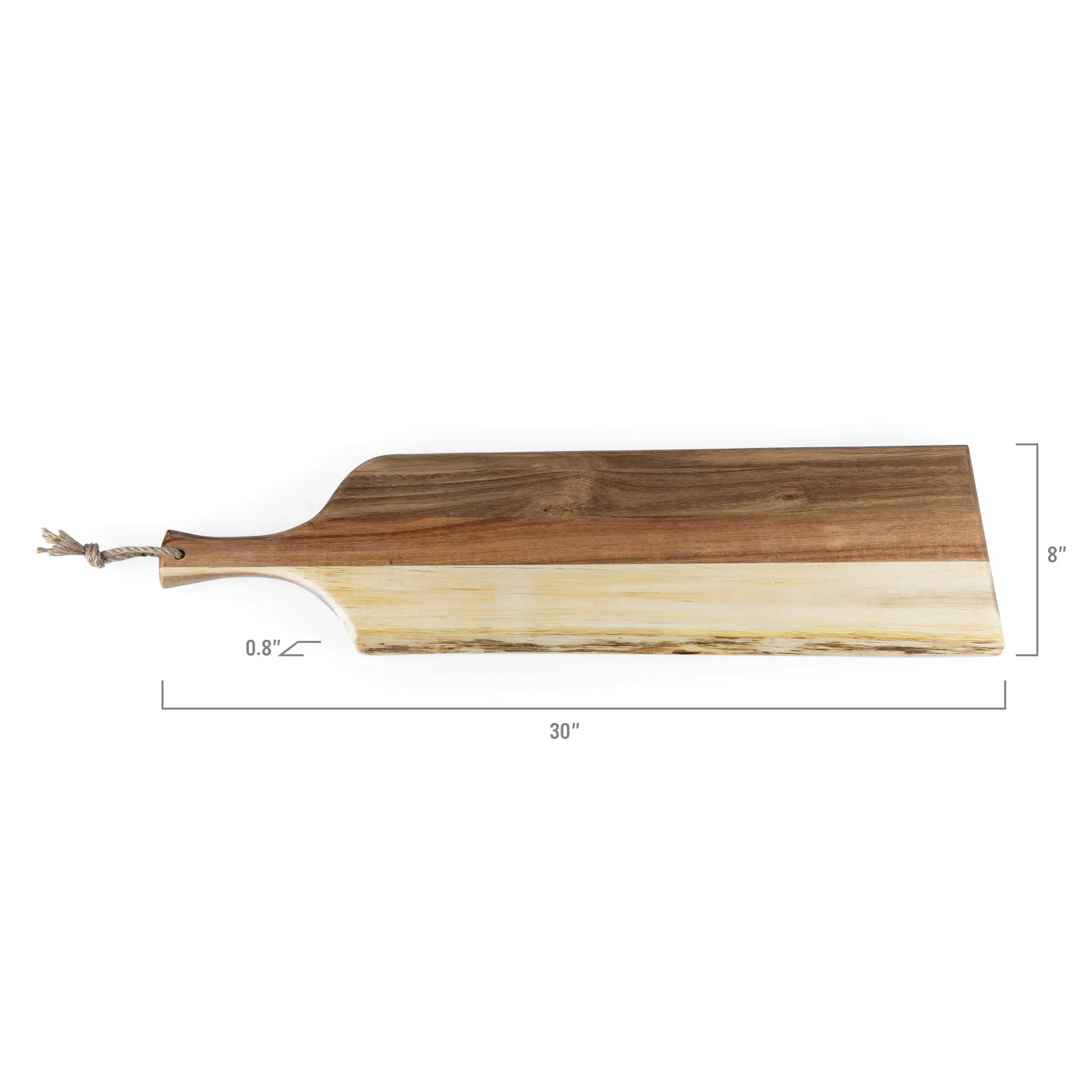 Picnic Time Artisan Acacia Wood Charcuterie Board, 30"