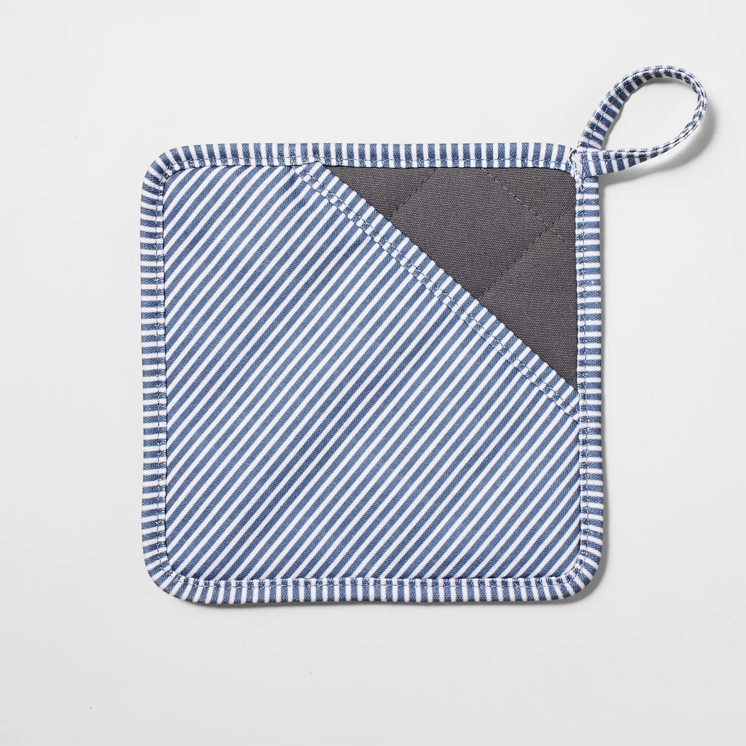 Sur La Table Silicone Striped Pot Holder