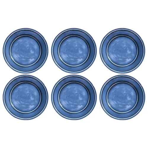 Tar Hong Madison Melamine Dinner Plates, Set of 6